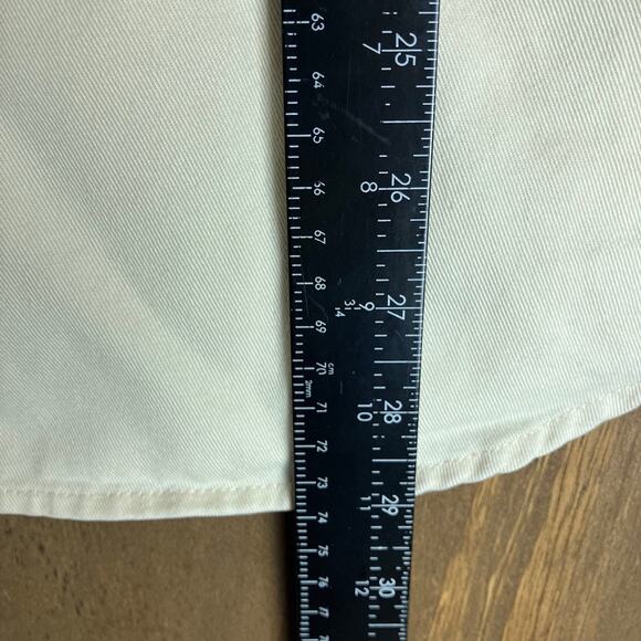 Polo Ralph Lauren Womens Shirt Winter Cream Beaded Twill Denim Button Down XXL - Picture 9 of 13